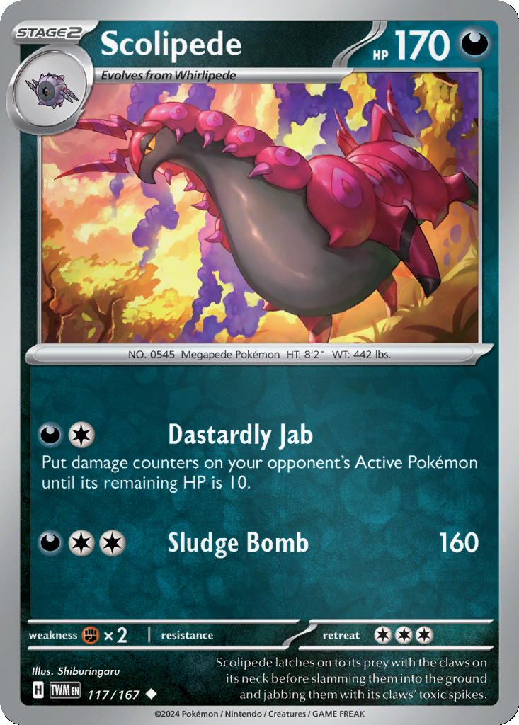 Scolipede [Reverse Holo] #117