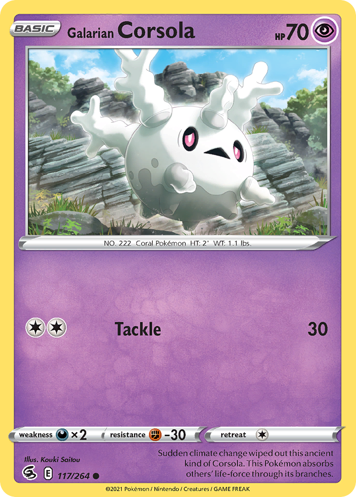 Galarian Corsola Fusion Strike 117