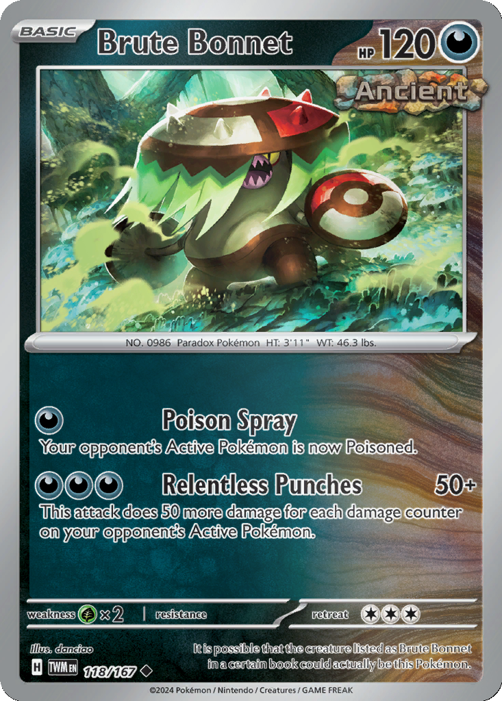 Brute Bonnet [Reverse Holo] #118