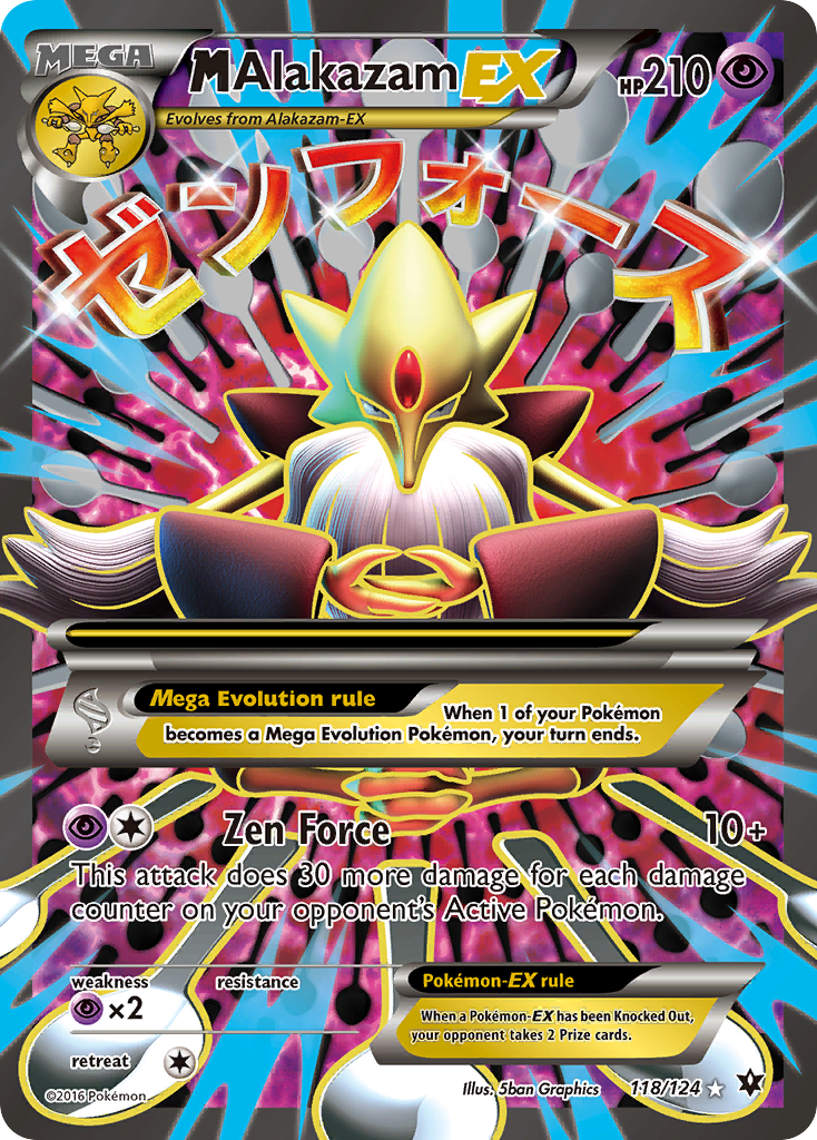 M Alakazam-EX Fates Collide 118