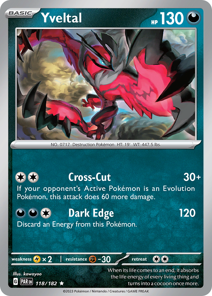 Yveltal Paradox Rift 118