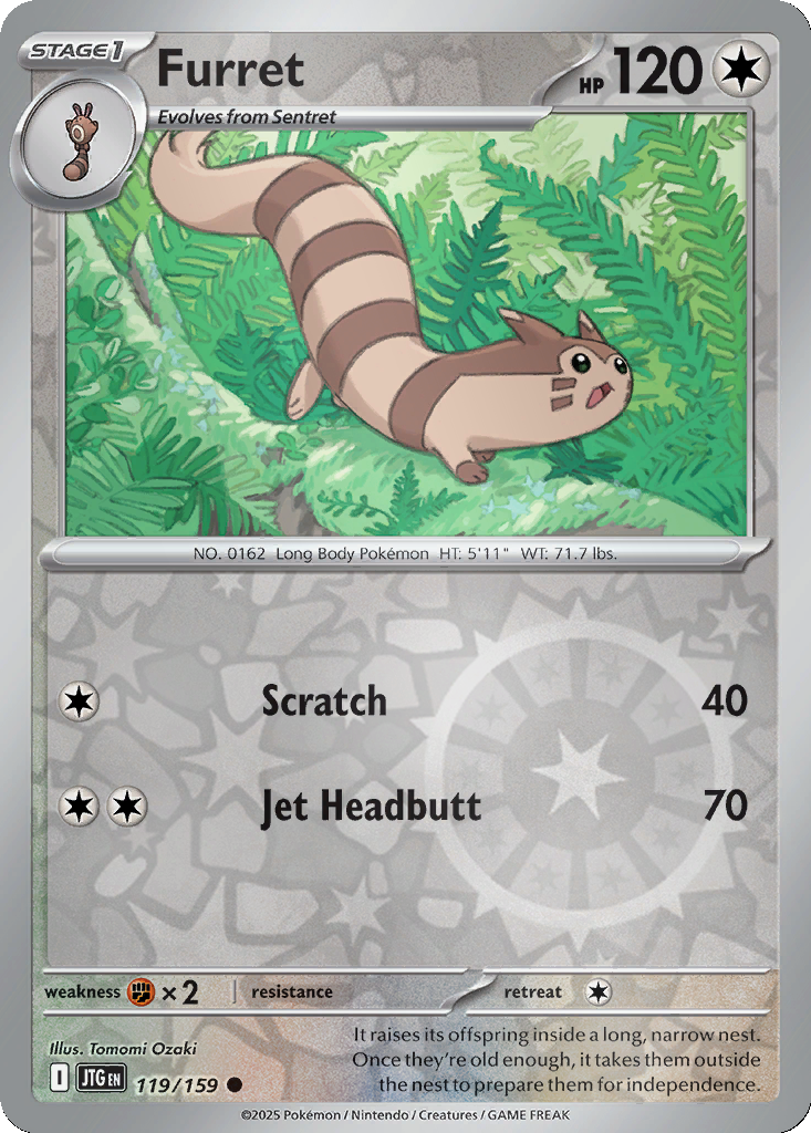 Furret [Reverse Holo] #119