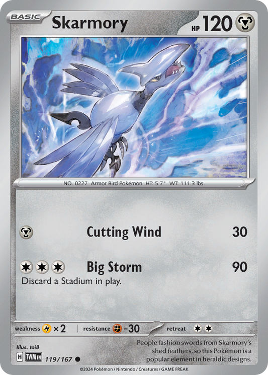Skarmory Twilight Masquerade 119