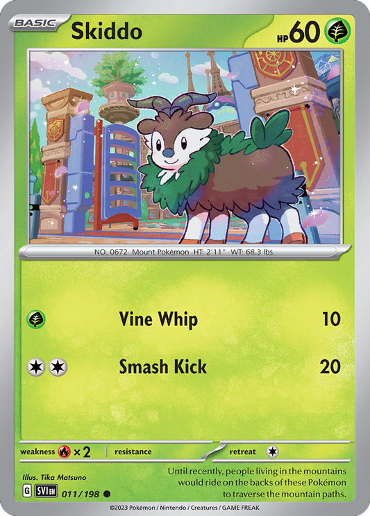 Skiddo Scarlet & Violet 11