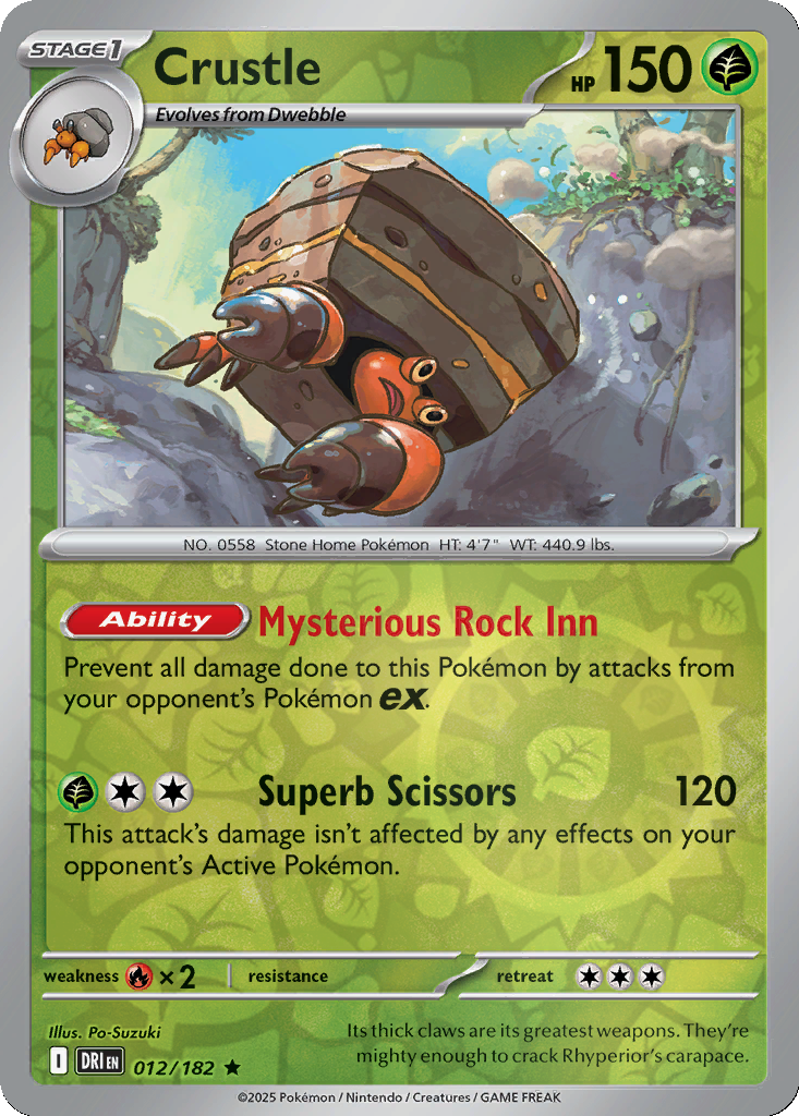 Crustle [Reverse Holo] #12