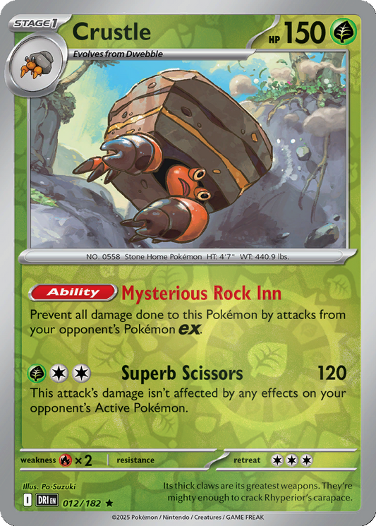 Crustle [Reverse Holo] #12