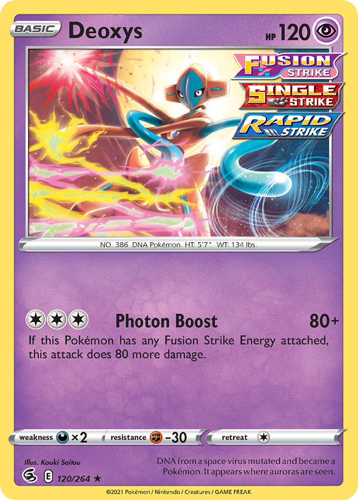 Deoxys Fusion Strike 120