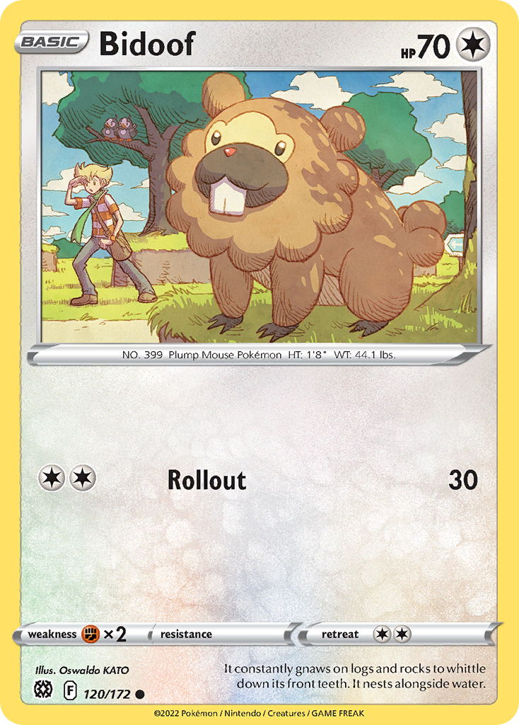 Bidoof Brilliant Stars 120
