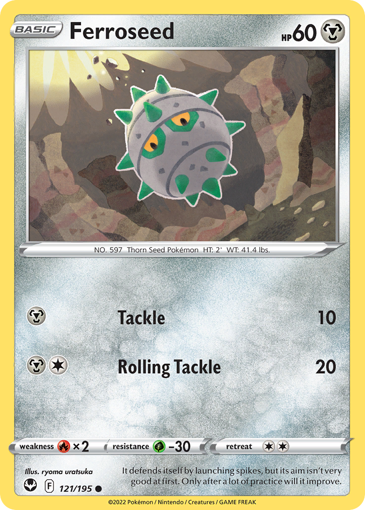 Ferroseed Silver Tempest 121