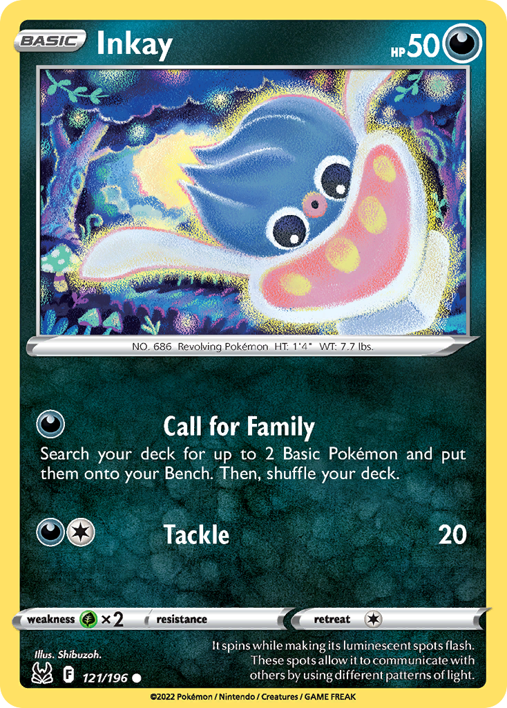 Inkay Lost Origin 121