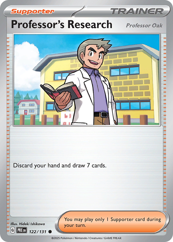 Professor's Research Prismatic Evolutions 122