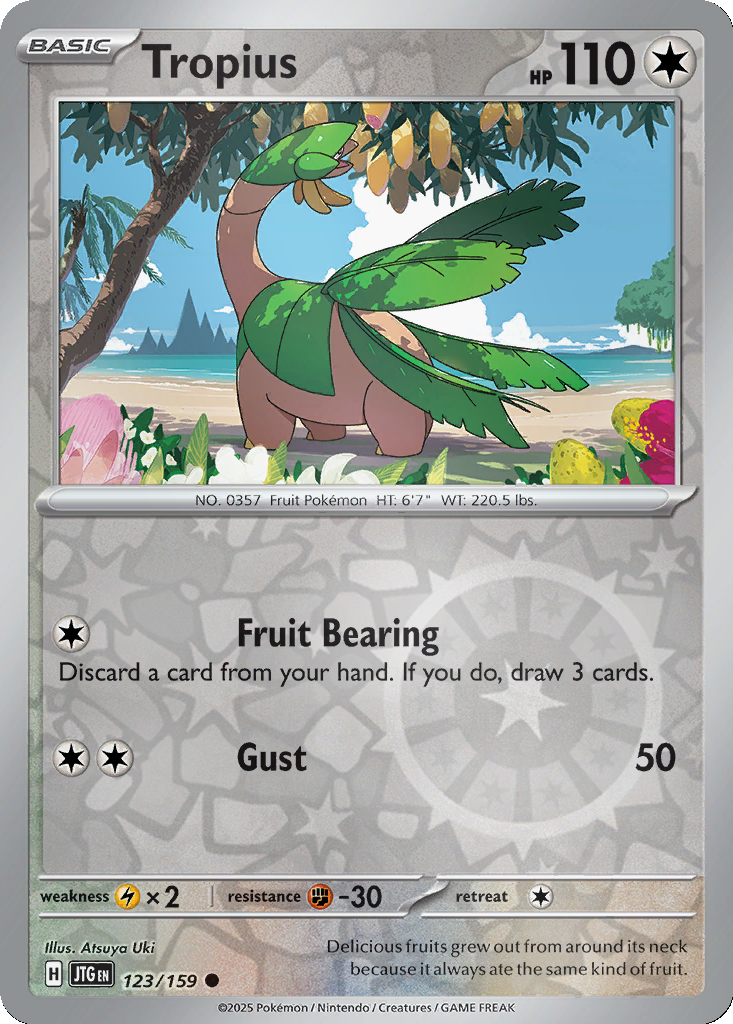 Tropius [Reverse Holo] #123