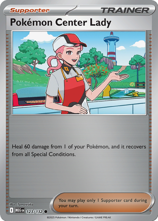 Pokemon Center Lady [Reverse Holo] #123