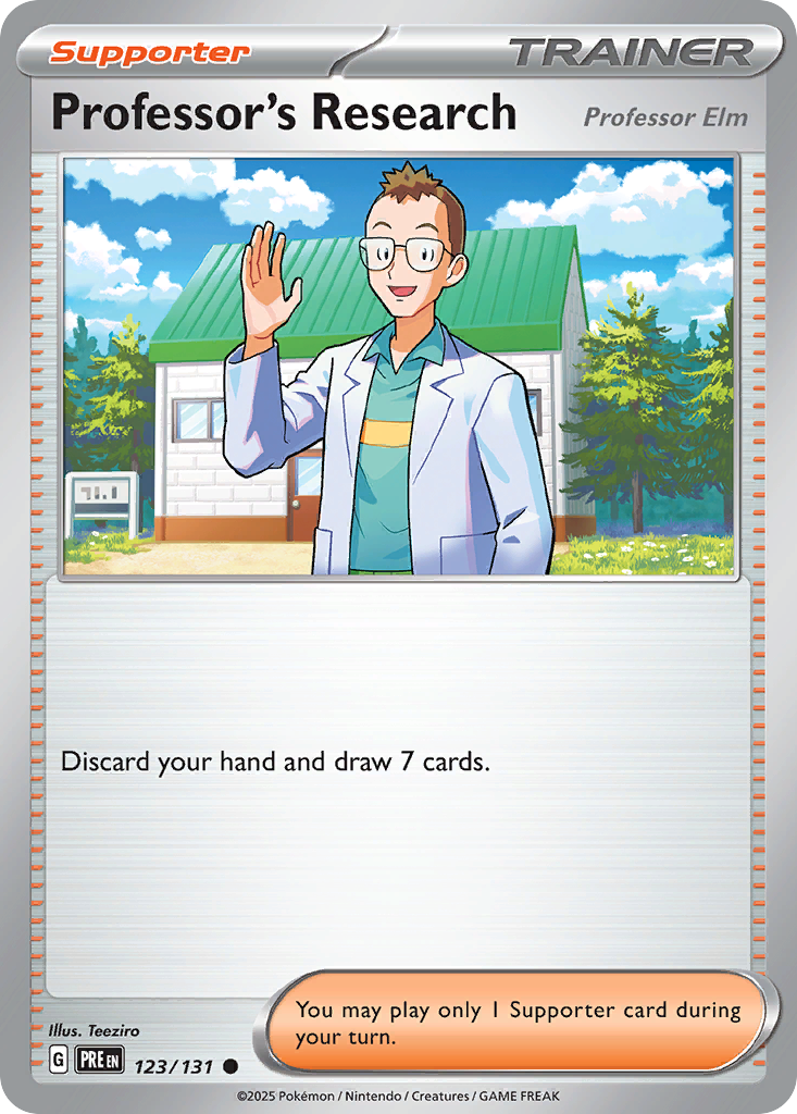 Professor's Research Prismatic Evolutions 123