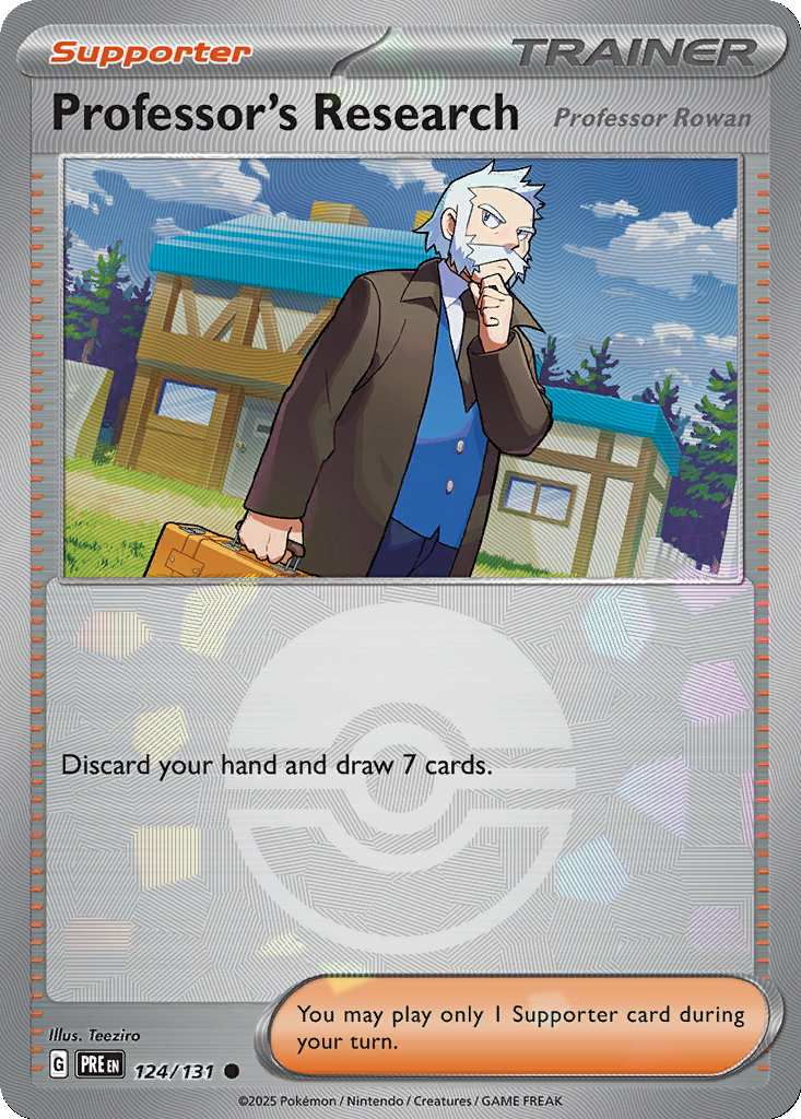 Professor's Research: Professor Rowan [Poke Ball] #124