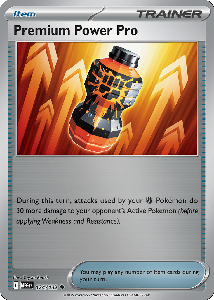 Premium Power Pro [Reverse Holo] #124