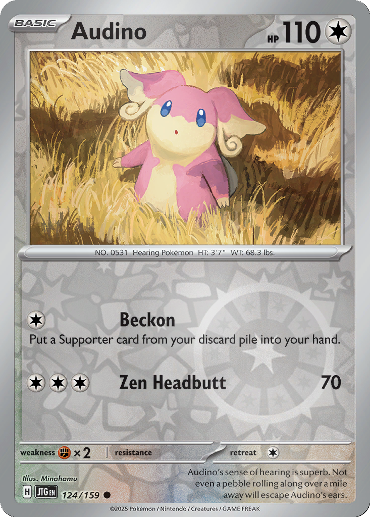 Audino [Reverse Holo] #124