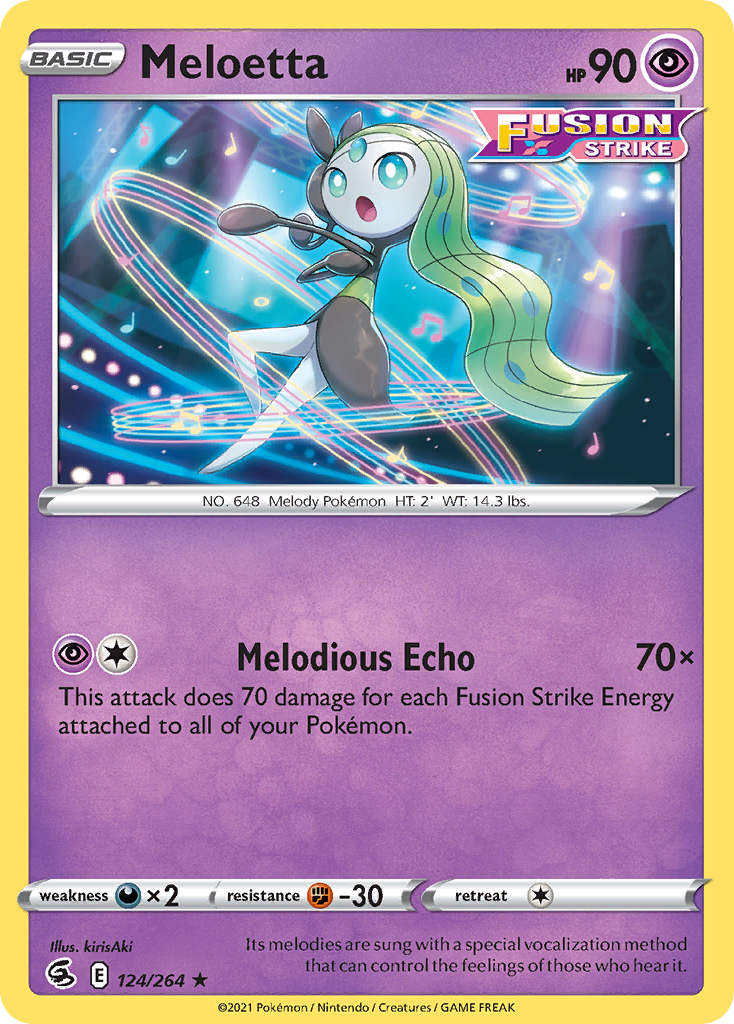 Meloetta Fusion Strike 124
