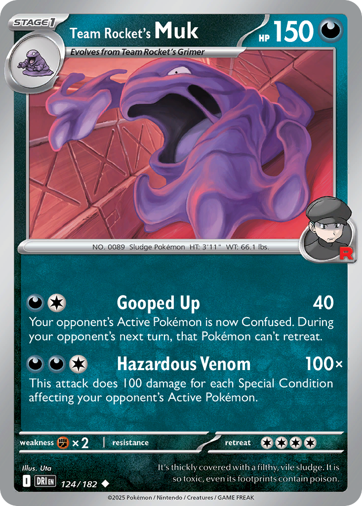 Team Rocket's Muk Destined Rivals 124