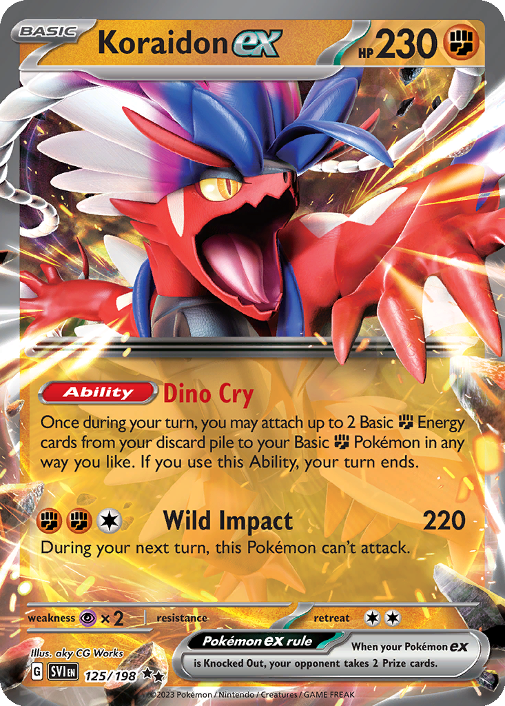 Koraidon ex #125