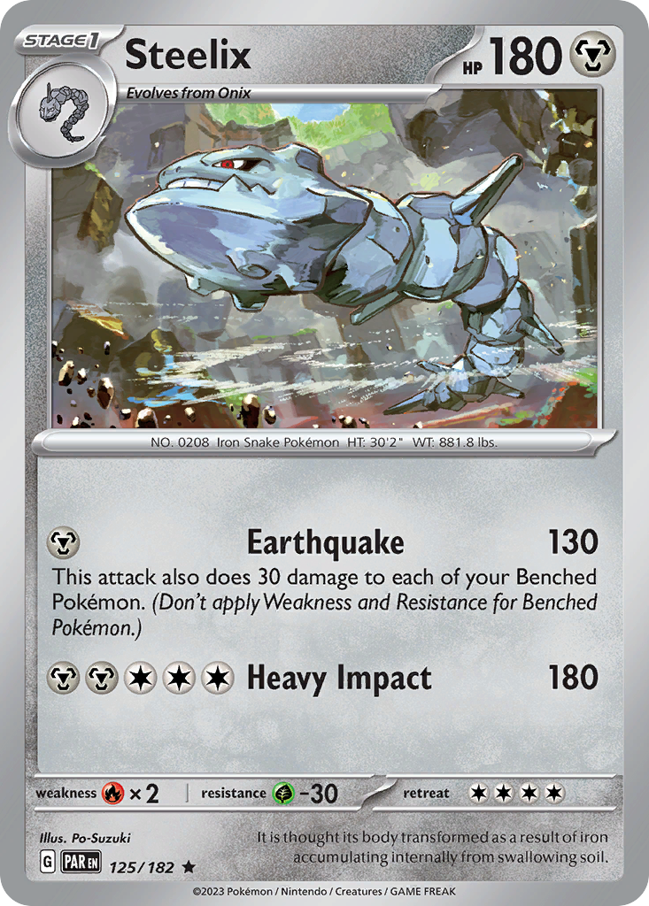 Steelix Paradox Rift 125