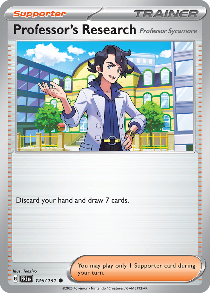 Professor's Research Prismatic Evolutions 125