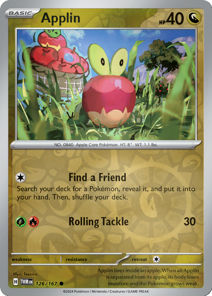 Applin [Reverse Holo] #126