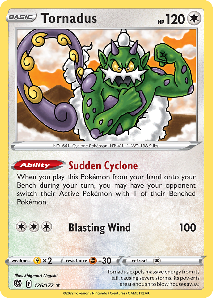 Tornadus Brilliant Stars 126