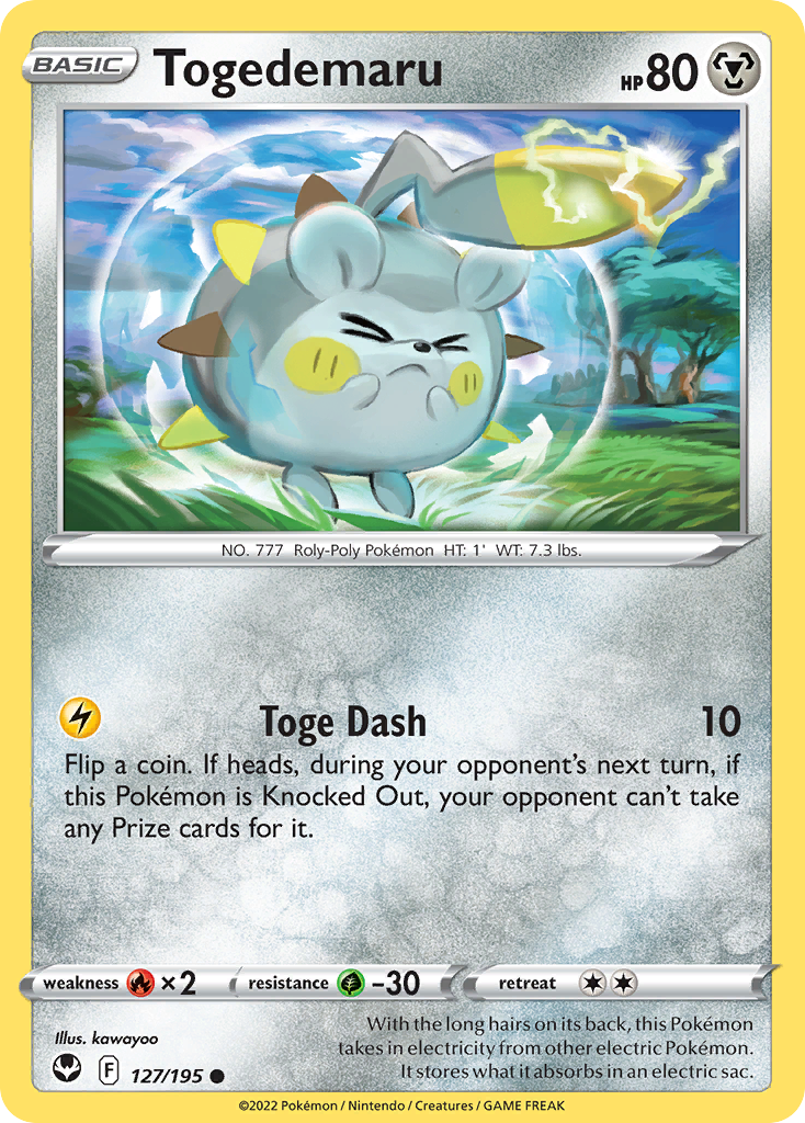 Togedemaru Silver Tempest 127