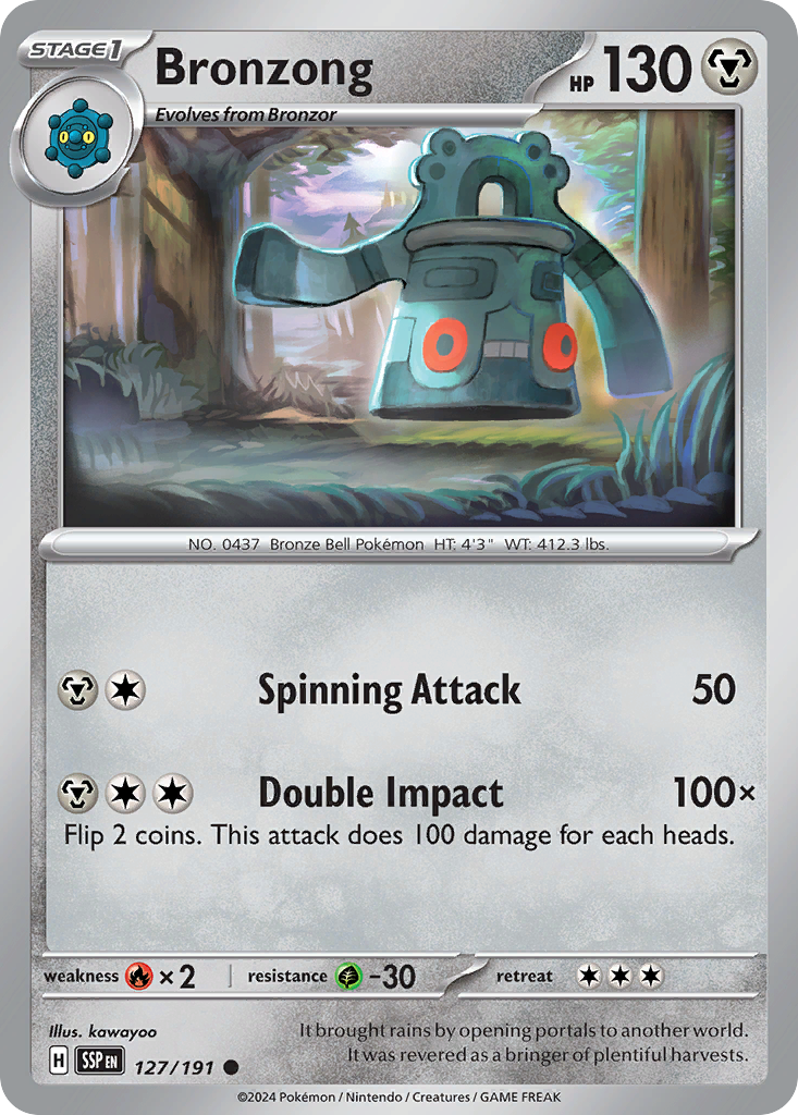 Bronzong Surging Sparks 127