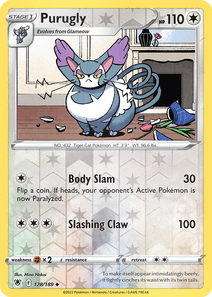 Purugly [Reverse Holo] #128