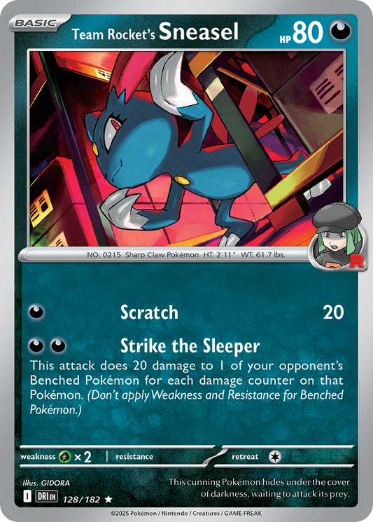 Team Rocket's Sneasel #128