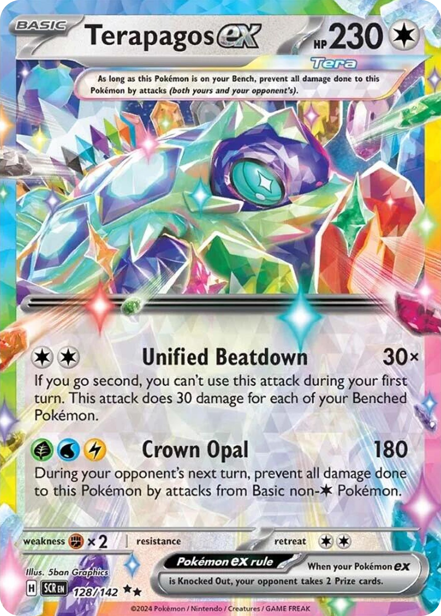 Terapagos ex Stellar Crown 128