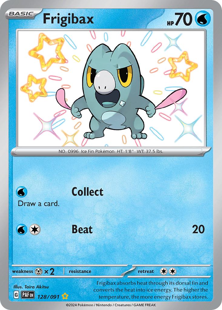 Frigibax Paldean Fates 128