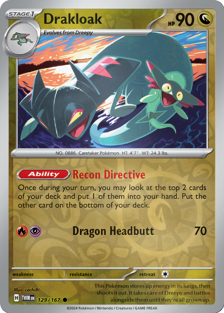 Drakloak [Reverse Holo] #129