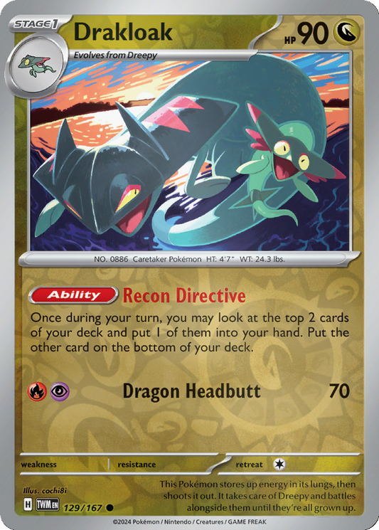 Drakloak [Reverse Holo] #129