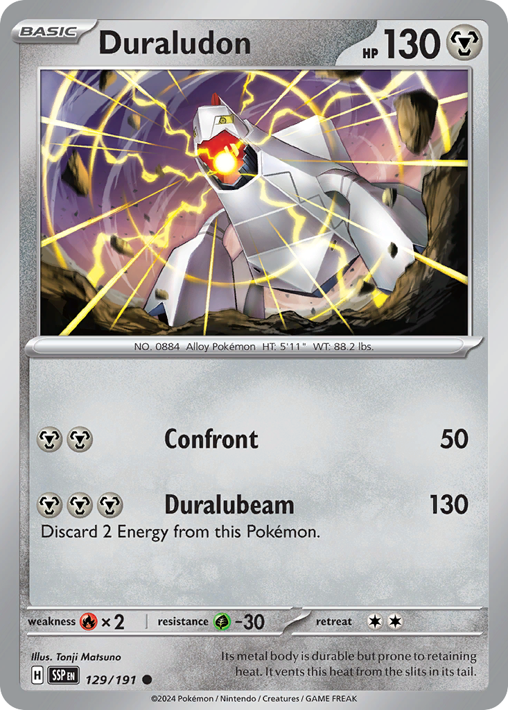 Duraludon Surging Sparks 129