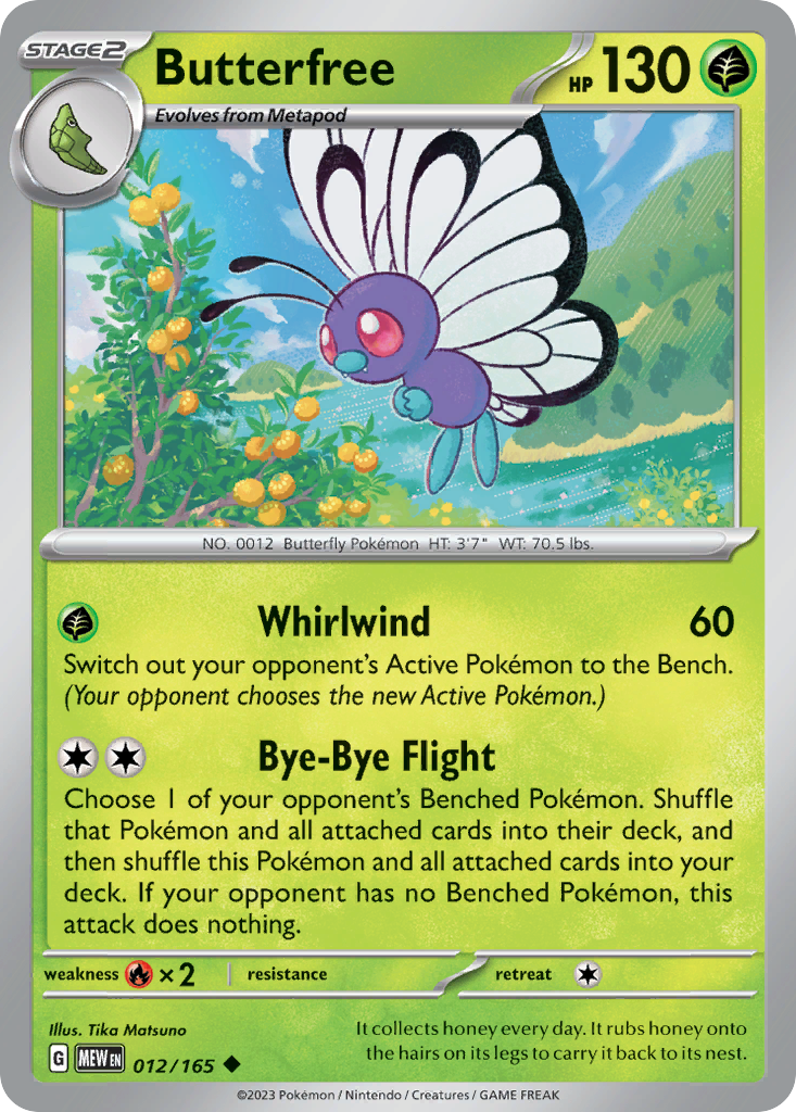 Butterfree 151 12