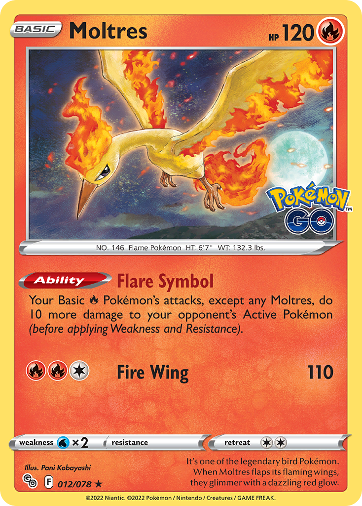 Moltres Pokémon GO 12