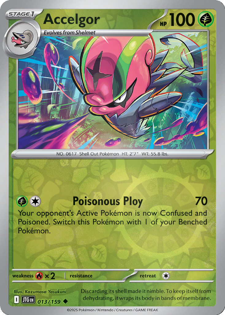 Accelgor [Reverse Holo] #13
