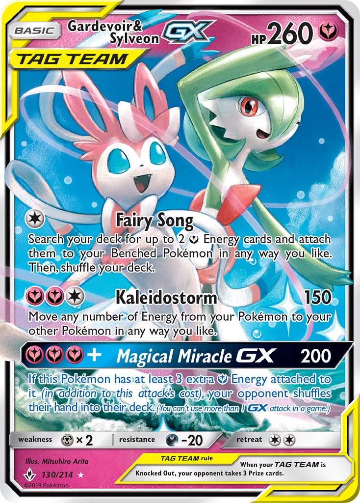 Gardevoir & Sylveon-GX Unbroken Bonds 130