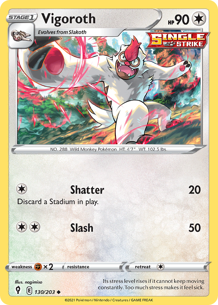 Vigoroth Evolving Skies 130