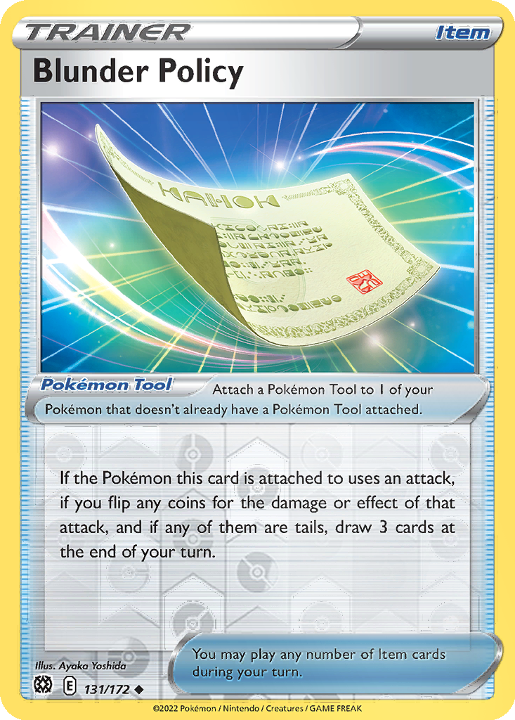 Blunder Policy [Reverse Holo] #131