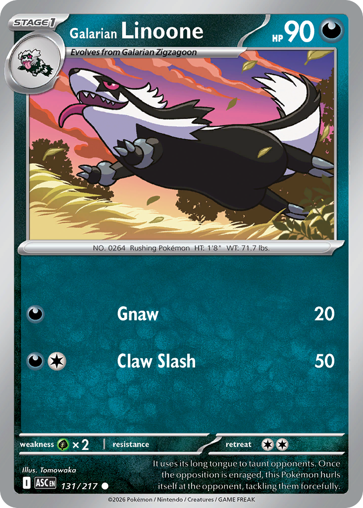 Galarian Linoone #131