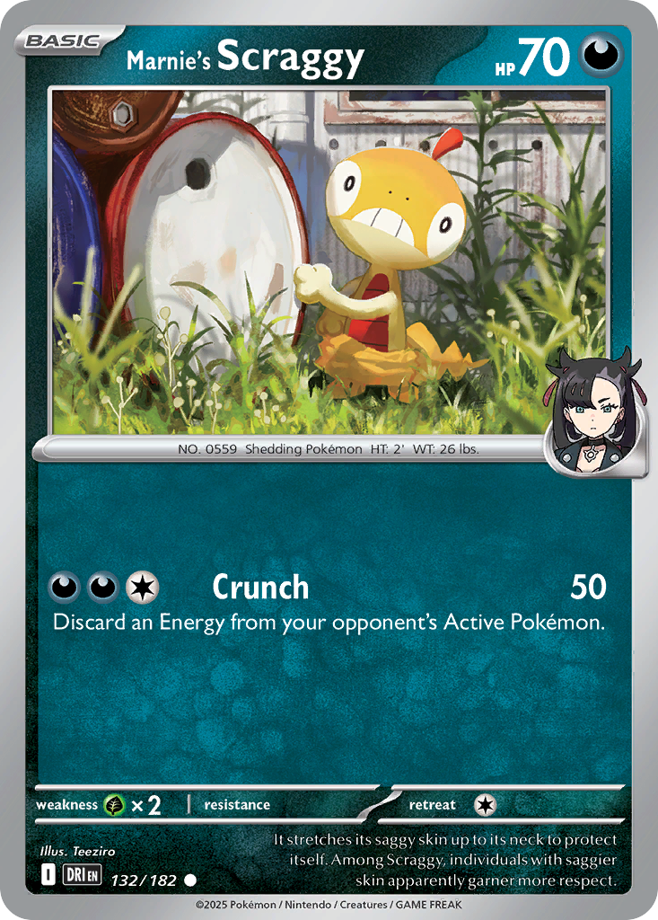 Marnie's Scraggy Destined Rivals 132