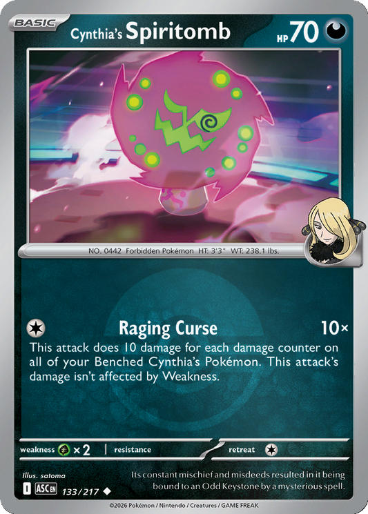 Cynthia's Spiritomb [Ball] #133