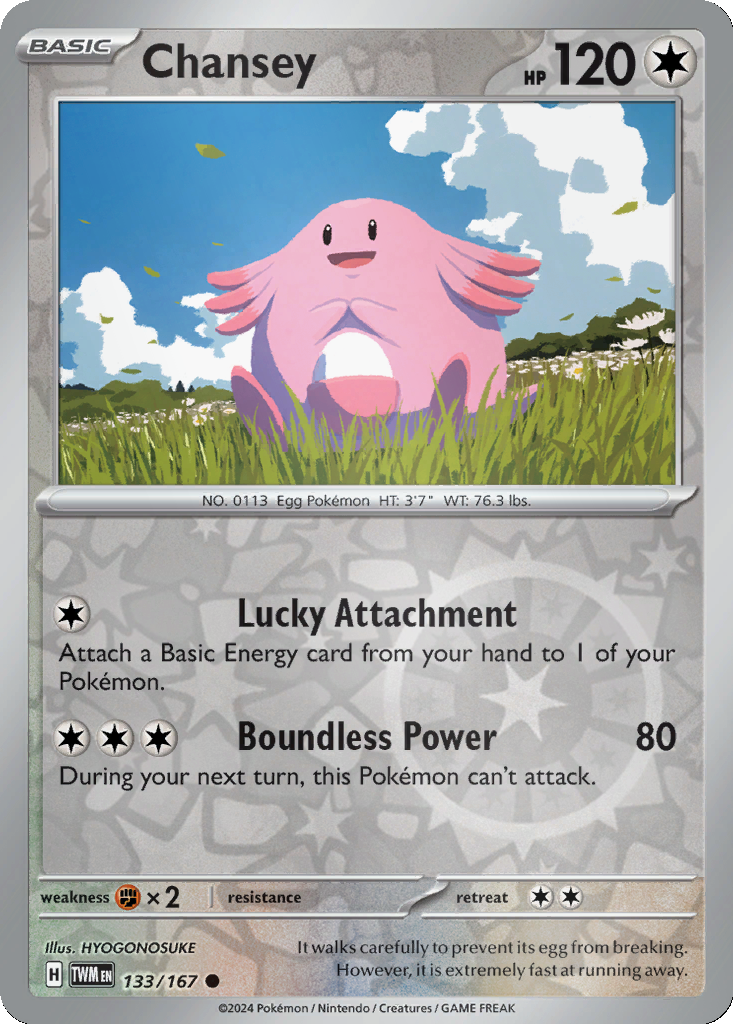 Chansey [Reverse Holo] #133