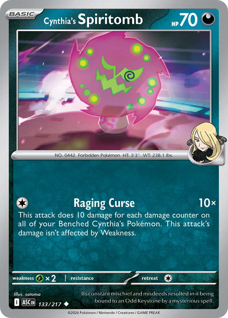 Cynthia's Spiritomb #133