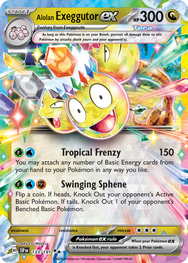 Alolan Exeggutor ex #133