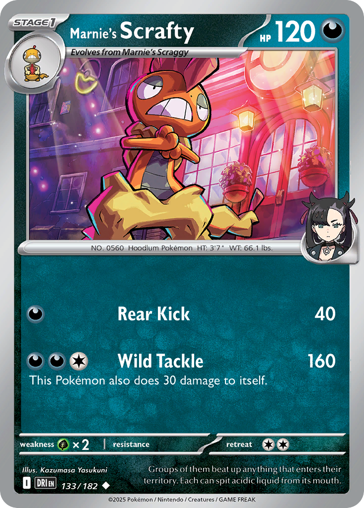 Marnie's Scrafty Destined Rivals 133